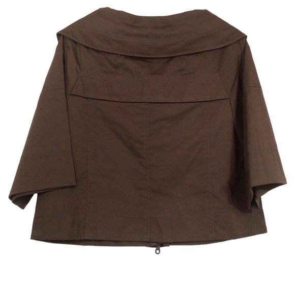 Carole Little Women’s Cowl Neck Cropped Jacket Size S - Picture 2 of 4